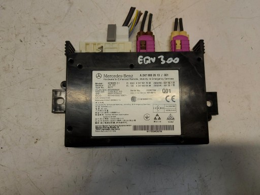 Mercedes EQV w447 V-klasa 2021 module control unit sos pomocy a2479002613