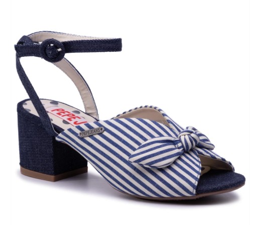 Pepe Jeans Sandały Yogi Bow PLS90390 Granatowy 41