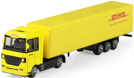 DHL ВАНТАЖІВКА МЕТАЛЕВА ВАНТАЖІВКА 20см АВТО DHL КУР'ЄР