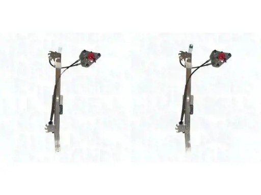 350103127 400300 - 2x Склопідйомники MAGNETI MARELLI ЗАДНІ Л+П для SEAT ALTEA, TOLEDO 3, TOLEDO