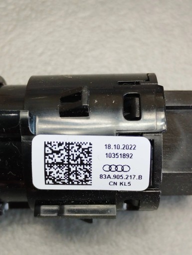 Audi Q4 e-tron Bouton Start-Stop 83A905217B