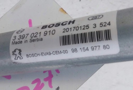 PEUGEOT 208 Wischergestänge EU 9815497780