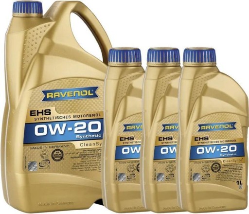 МОТОРНЕ МАСЛО RAVENOL EHS CLEANSYNTO 0W20 8л