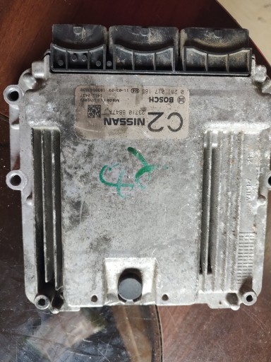 Nissan qashqai j10 2.0dci контролер двигуна 0281017185