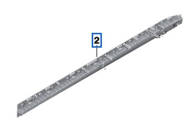 51777425469 - M крепление порога двери bmw x7 g07 оригинал