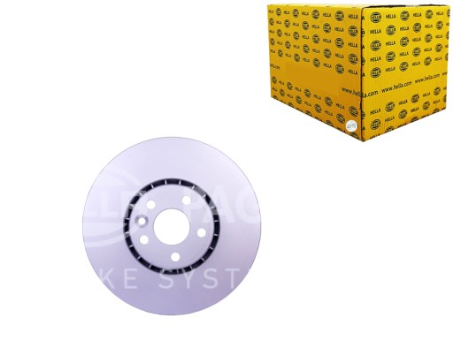 8DD 355 - ДИСКИ ГАЛЬМІВНІ 2 ШТ. МАЛЮВАНИЙ VO VO ASIA HELLA