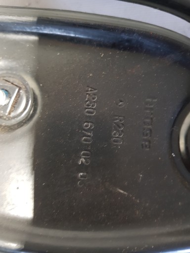 window regulator right rear part MERCEDES SL R230 W230