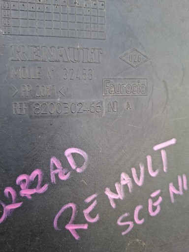 couverture courroie de la distribution RENAULT SCENIC 1.9 DCI 8200302466