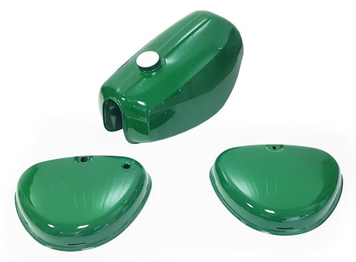 ROY27653a - SIMSON S51 S70 паливний бак зелений + бекони
