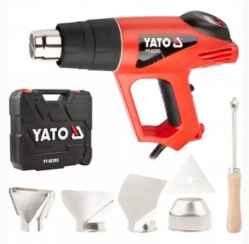 ТЕПЛОВАЯ ПИСТОЛА YATO YT-82293 ЖК-ДИСПЛЕЙ 2000ВТ