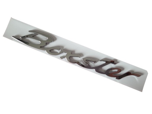 Логотип Porsche Boxster Silver Glossy