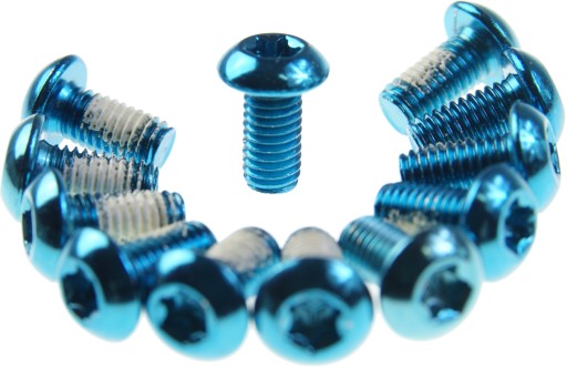 Гвинт гальмівного диска M5x10 12шт синій