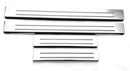 CITROEN DS5 накладки на пороги боковые юбки хром