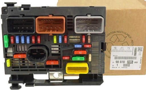 9807028580, 9807028580 - Citroen c4 picasso c6 peugeot 407 блок запобіжників bsm модуль оригінал