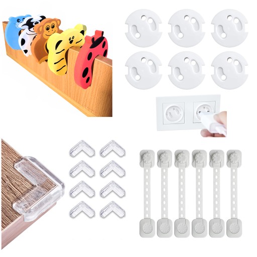 КОМПЛЕКТ БЕЗПЕКИ ДІТЕЙ ЗАМОК РОЗЕТКИ ДЛЯ ШАФИ