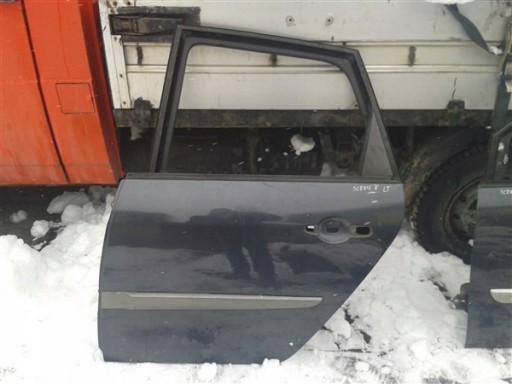ДВЕРЬ ЗАДНЯЯ ЛЕВАЯ RENAULT SCENIC 2 TEB66