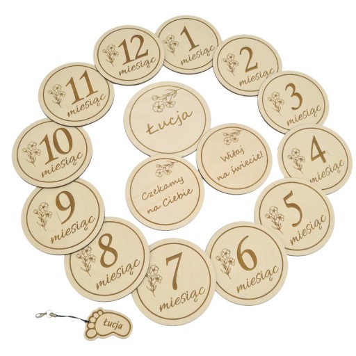 Картки для фото ПЕРШИЙ РІК ЖИТТЯ 8схем