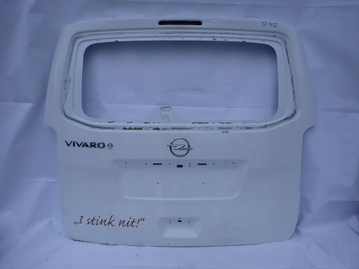 OPEL VIVARO C III 3 19-> heckklappe kofferraumdeckel Kofferraum heck hinten