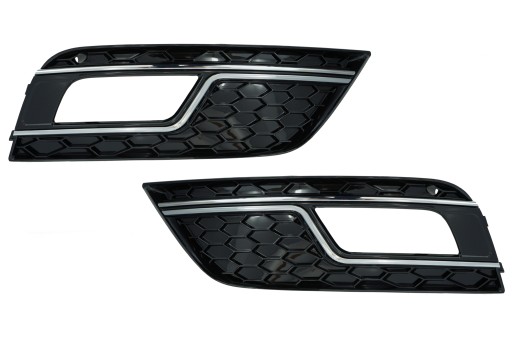 8K0807681K - Решетка крышка бампера AUDI A4 B8 Lift RS LOOK