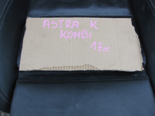 OPEL ASTRA K V KOMBI 15R Sitz links rechts vorne Sitz heck GRZANE Leder