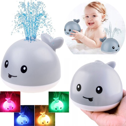 Світиться фонтан для купання з китом