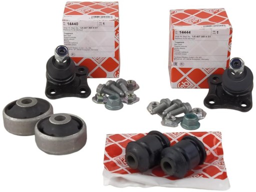 14444 14440 - FEBI ВТУЛКИ + ШТИФТИ ВАЖЕЛЯ УПРАВЛІННЯ SEAT TOLEDO II LEON