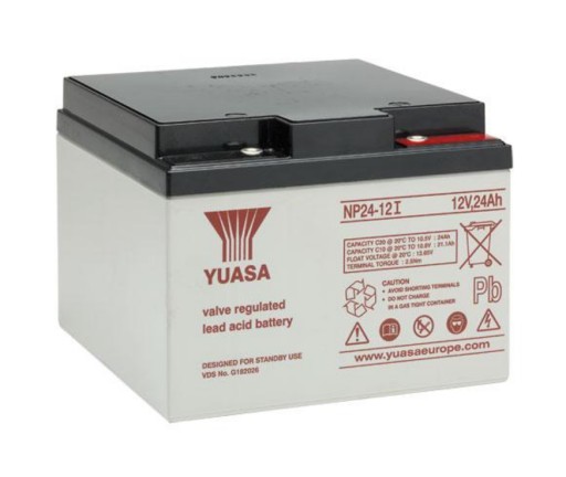 Yuasa np24-12 24ah 12v agm акумулятор для ups буфер касовий апарат іграшки сигналізація