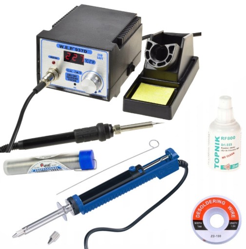 Паяльна станція HOTAIR WEP 937D + аксесуари START PACK
