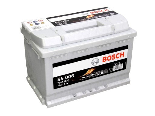 Акумулятор BOSCH S5 77 AH 780a S5008