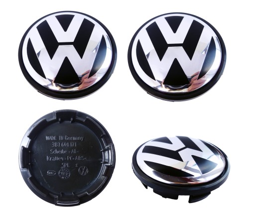 КОЛПАЧОК КОЛПАЧОК NA ДИСК VW PASSAT B5 B6 CC TOURAN TOUAREG GOLF V VI 65MM изображение 1