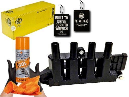 HEL5DA 358 - Катушка зажигания alfa romeo mito fiat 500 500 c dob #petrolhead pro+ kit4