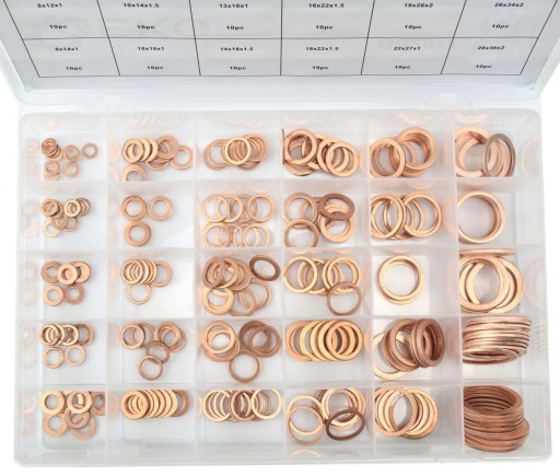 НАБОР МЕДНЫХ ШАЙБ 300 шт.