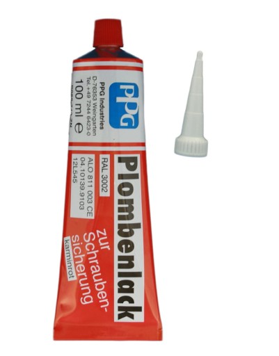 PLOMBENLACK ЭМАЛЬ ДЛЯ ПЛОМБ - КРАСНАЯ 100 МЛ