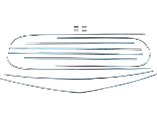 31100 - Бічні молдинги хром BMW E10 1602-2002
