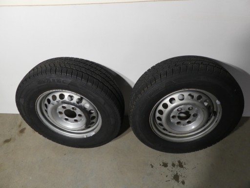 2X wheels discs tyres MERCEDES SPRINTER A0014013502 205/75/16C 2024R