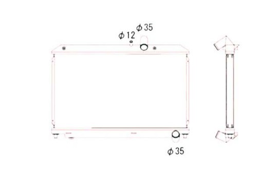 NRF-53685-ZS1 - Радиатор двигателя - система охлаждения двигателя nrf n