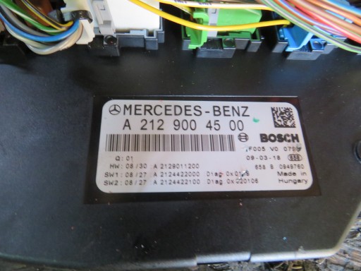 Блок предохранителей W2129004500 MRCEDES W212