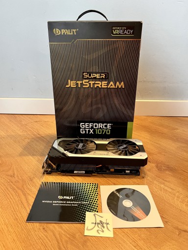 正常動作品GeForce GTX 1070 JetStream 3スロット占有クーラー搭載で安価な「Palit GTX 1070 Super
