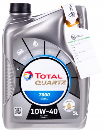 TOTAL QUARTZ 7000 DIESEL 10W40-5L