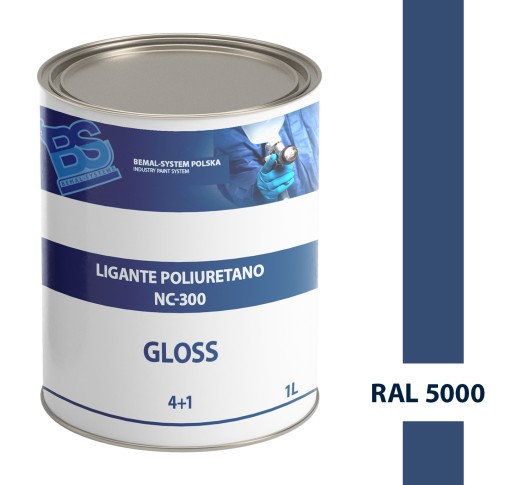 BEMAL СУДНОВА ФАРБА-ПОЛІУРЕТАНОВИЙ ЛАК-1L-RAL 5000