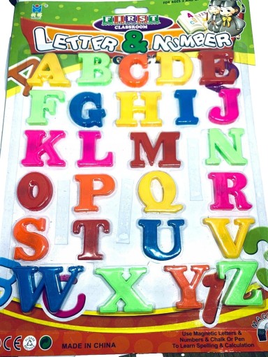 Магнітна абетка, навчання через гру, магніт