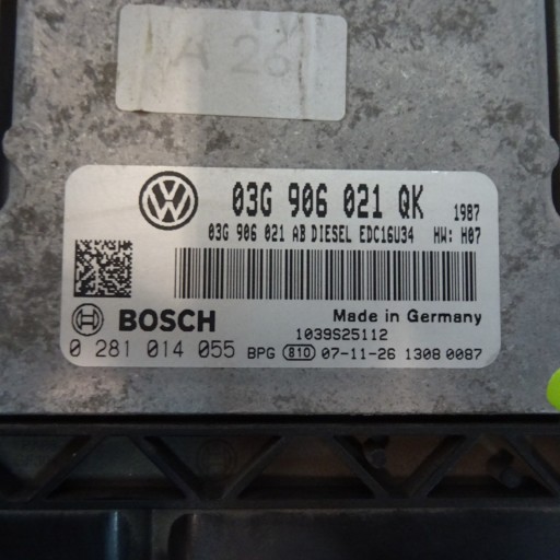 VW GOLF 5 1.9TDI control unit 03G906021QK