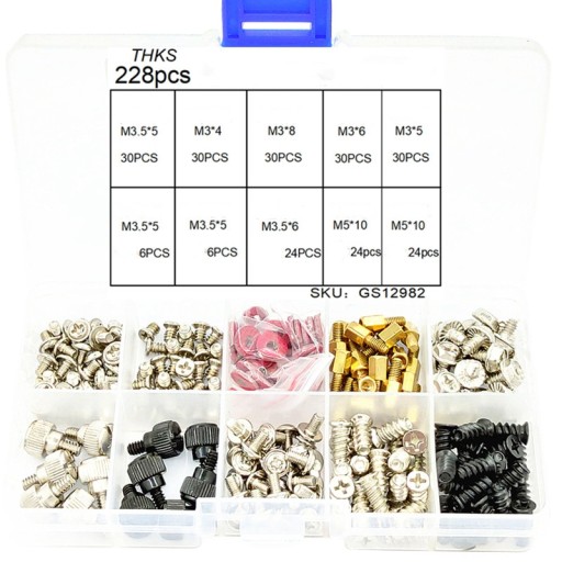 Гайка гвинта для ремонту комп'ютерів на 228 шт