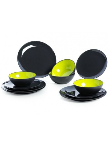 FR550/040 - НАБІР ПОСУДУ LEMON 12 ПРЕДМЕТІВ-GIMEX