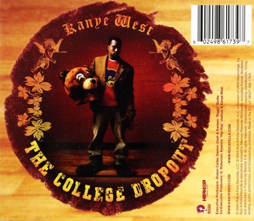 KANYE WEST: COLLEGE DROPOUT [CD] 16995360858 - Sklepy