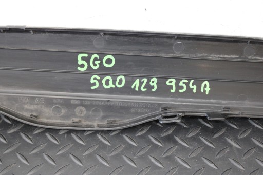 Couverture tablier moteur WLOTU de l’air VW GOLF VII 7 5G0 5Q0129954A
