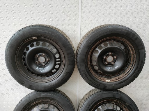 OPEL ASTRA IV J wheels discs 5x105 16 205/60R16 ET39 ZIMA 4szt CONTINENTAL