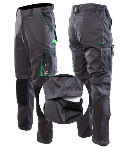 ЗАЩИТНЫЕ РАБОЧИЕ БРЮКИ СЪЕМНЫЕ НОГИ 2В1 260 Г