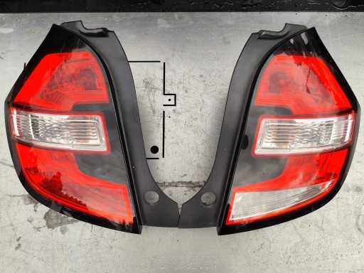 RENAULT TWINGO III far stražnji dio stražnja desna lijeva