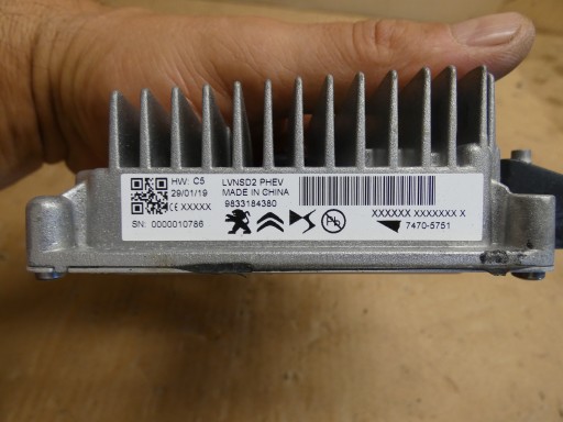 Opel Grandland X module control unit 1.6THP 9833184380